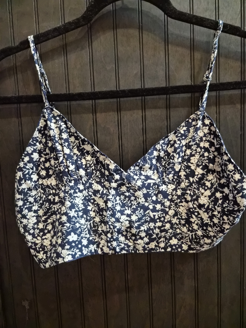Navy Floral Spaghetti Strap Camisole